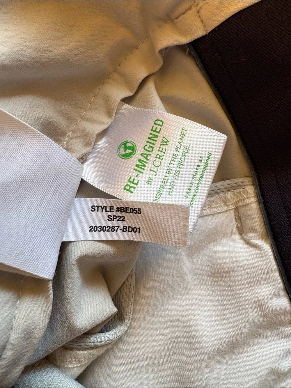 J.Crew Tech Shorts 32 Beige Performance Stretch Golf Casual Travel Lightweight